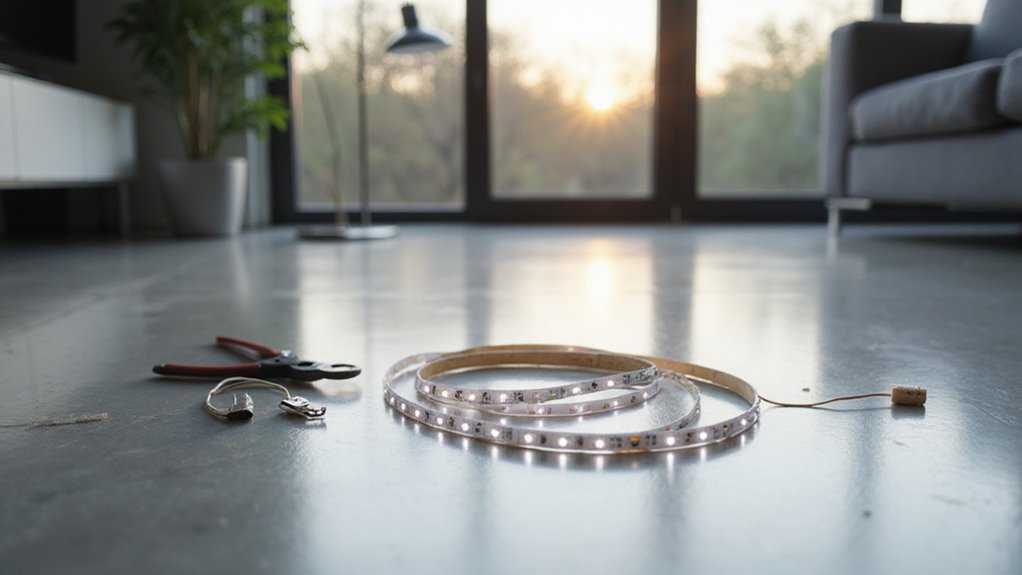connect and install led strips