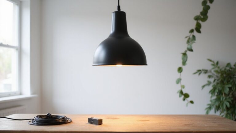 connect pendant light wiring