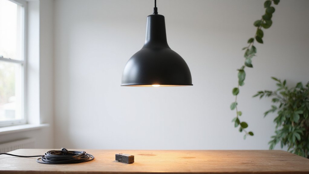 connect pendant light wiring