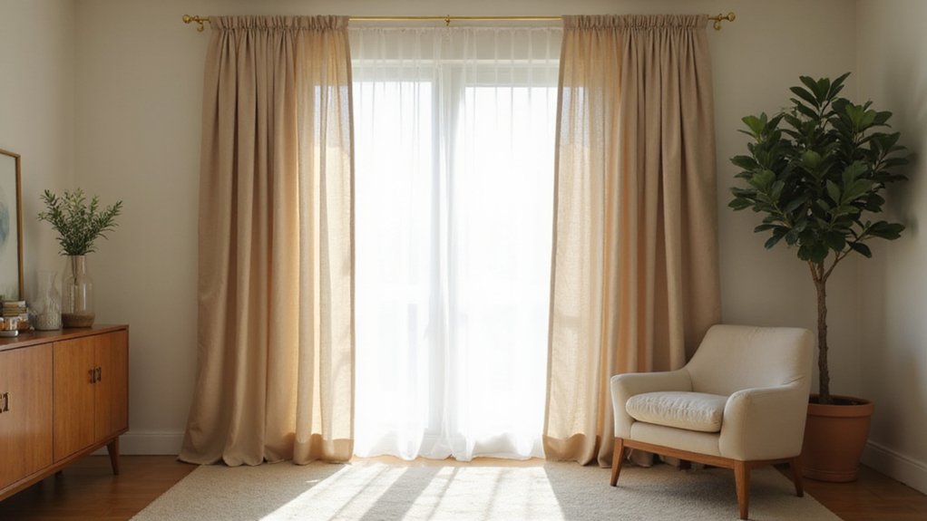 create elegant gathered curtains