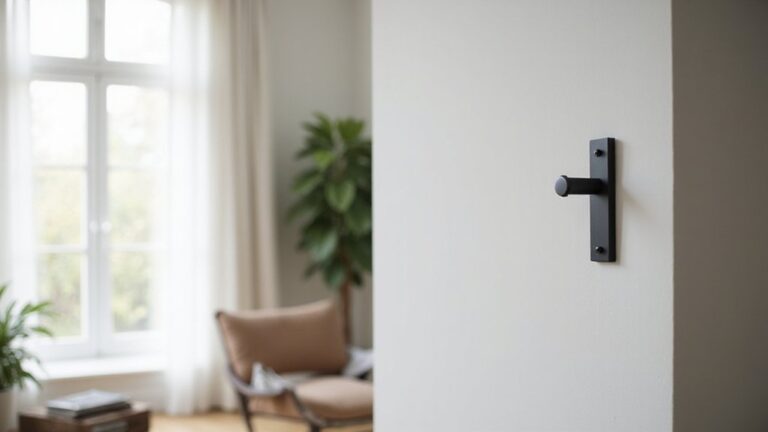 position brackets above window