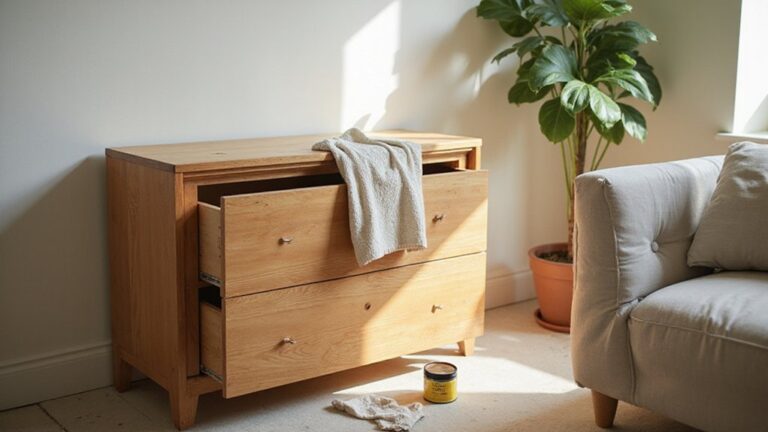 refinishing a chest drawers