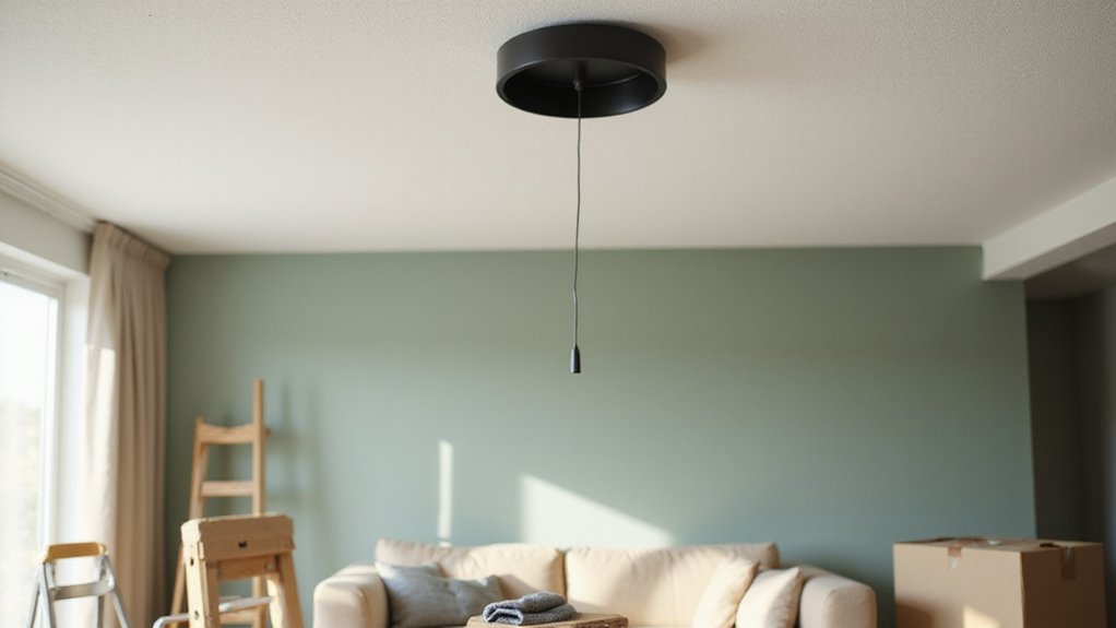replacing ceiling light fixture