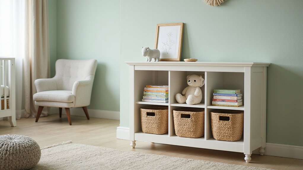 cute nursery bookshelf options