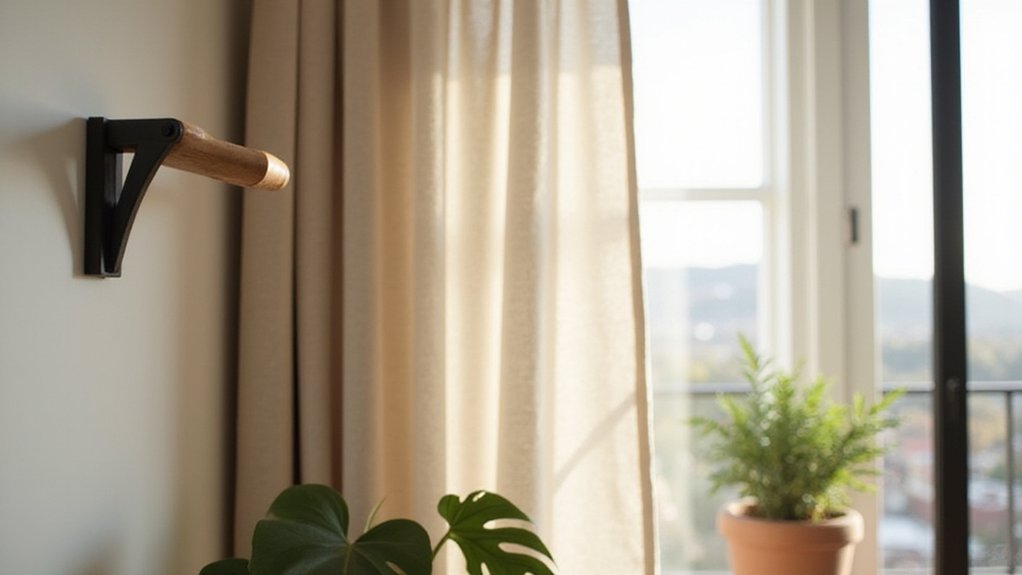durable curtain rod brackets