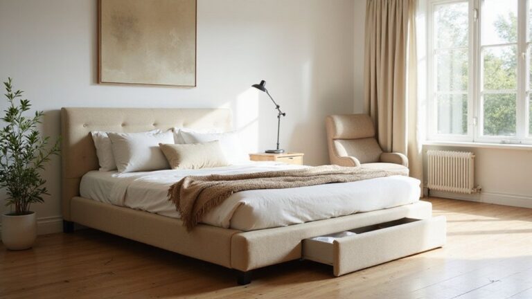 hidden storage king beds