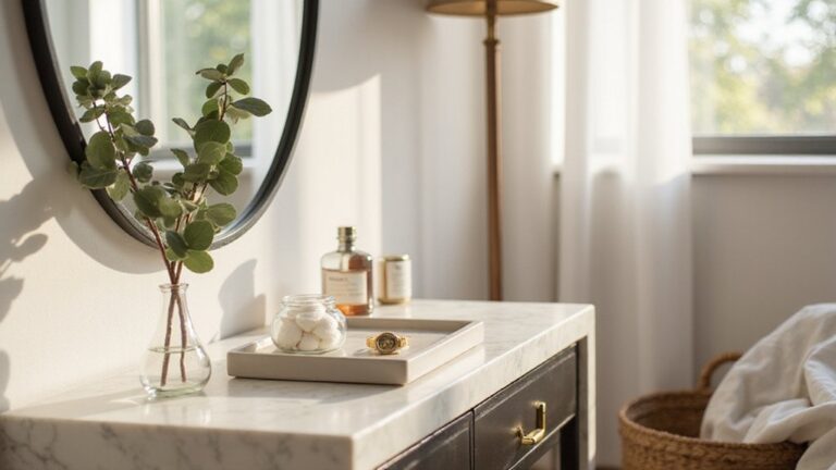 luxurious mirror vanity sets
