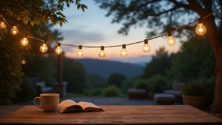 magical nighttime string lights