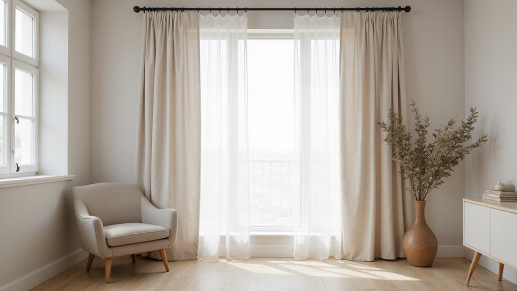 perfect sliding curtain rods