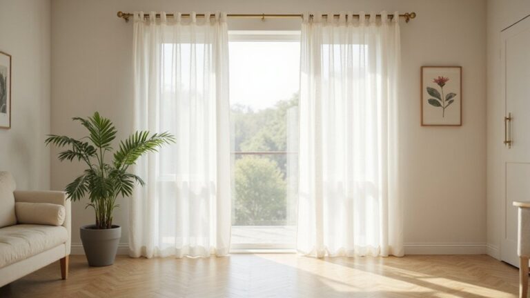 perfect tension rod curtains