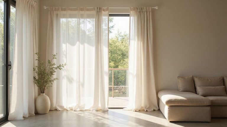 sliding door curtain options