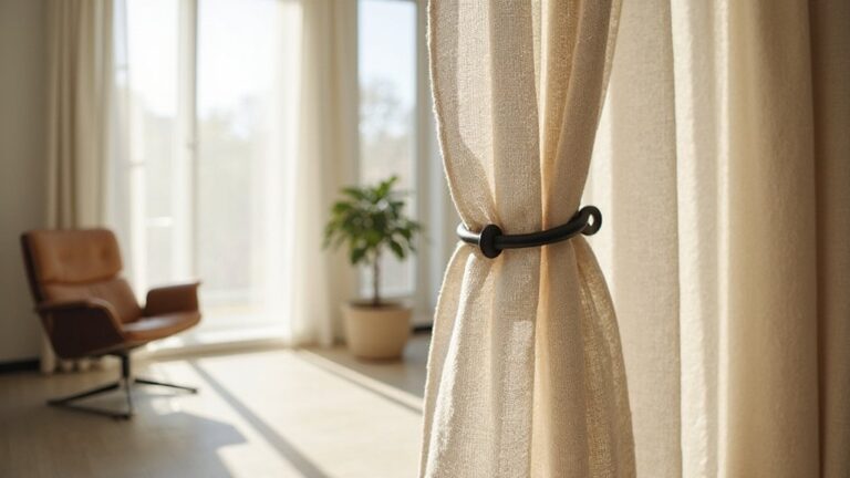 top curtain clips securing