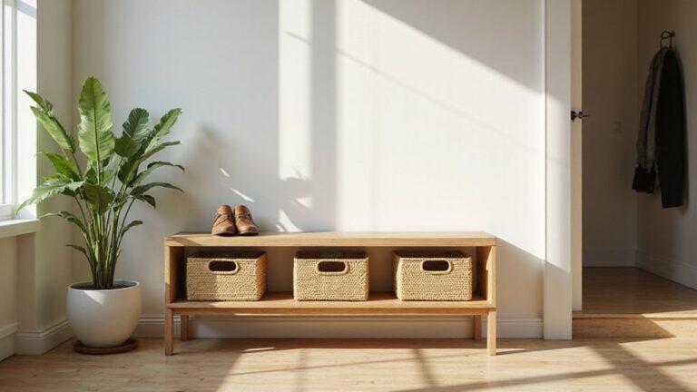 top shoe storage benches