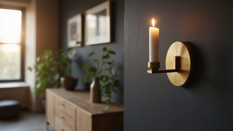 wall mounted candle holder displays